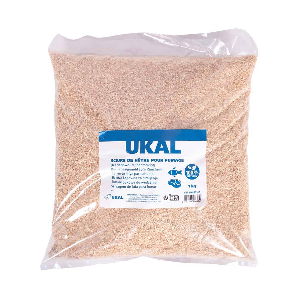 Ukal - Sciure de hêtre pour fumage 1 kg UKAL - Image 1