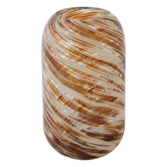 Vase Déco en Verre "Arvo" 26cm Multicolore - Image 1