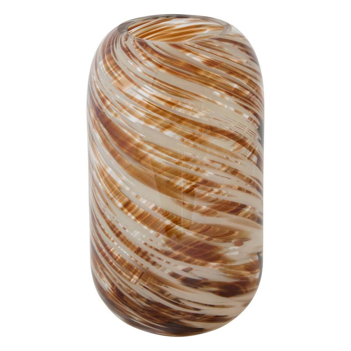 Vase Déco en Verre "Arvo" 26cm Multicolore - Image 1