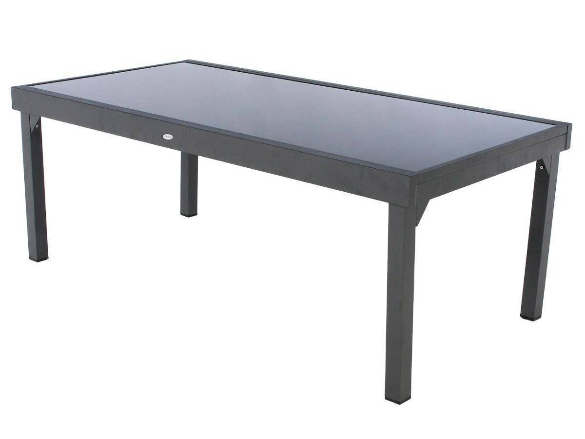 Hesperide - Ensemble repas table extensible rectangulaire en verre Piazza + 12 fauteuils Piazza - Hesperide - Image 2