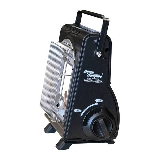 Chauffage à gaz portable 1700W + 4 Cartouches gaz Sécurité Thermocouple ALPEN Pêche Camping Ateliers - Imagen 2