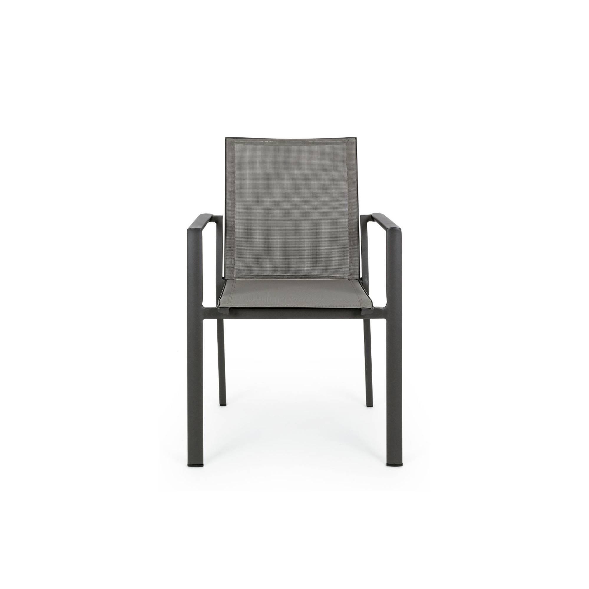 Autre - Chaises de jardin colorées en aluminium (lot de 4) - CASSIS - Imagen 6