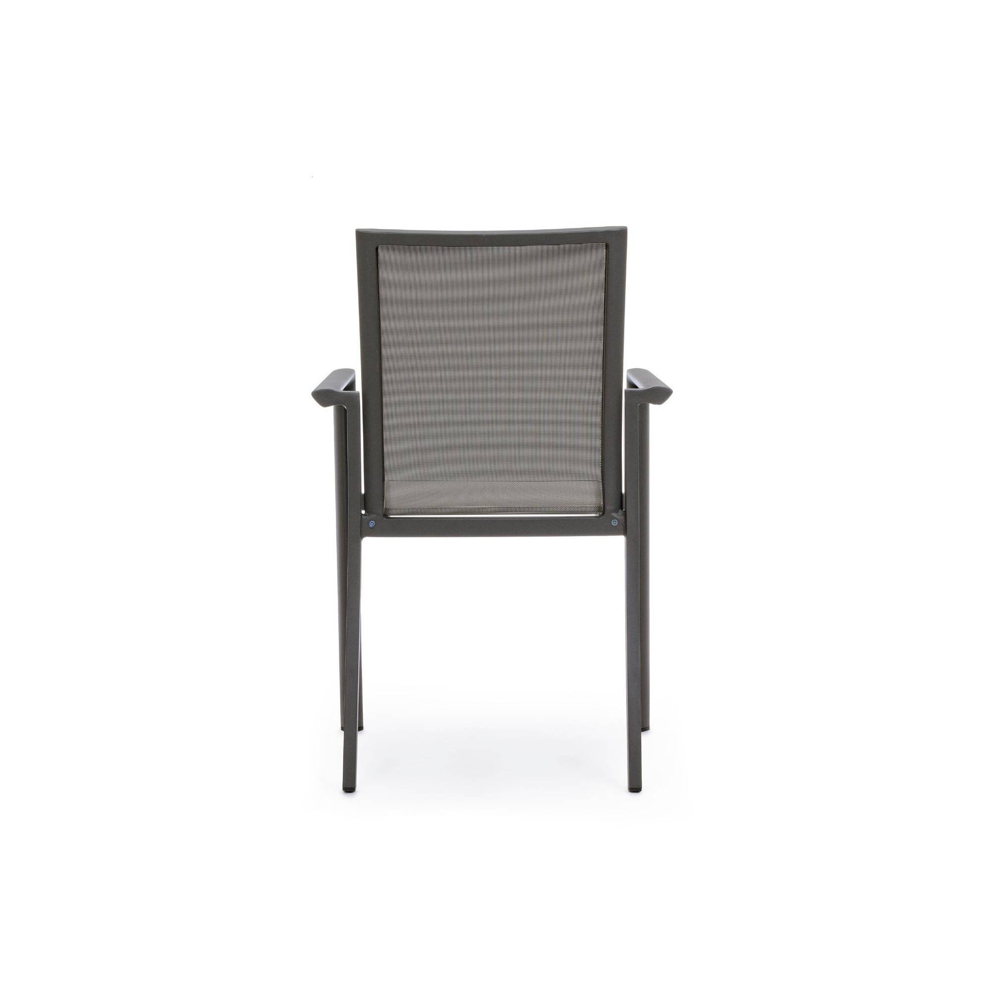 Autre - Chaises de jardin colorées en aluminium (lot de 4) - CASSIS - Imagen 8