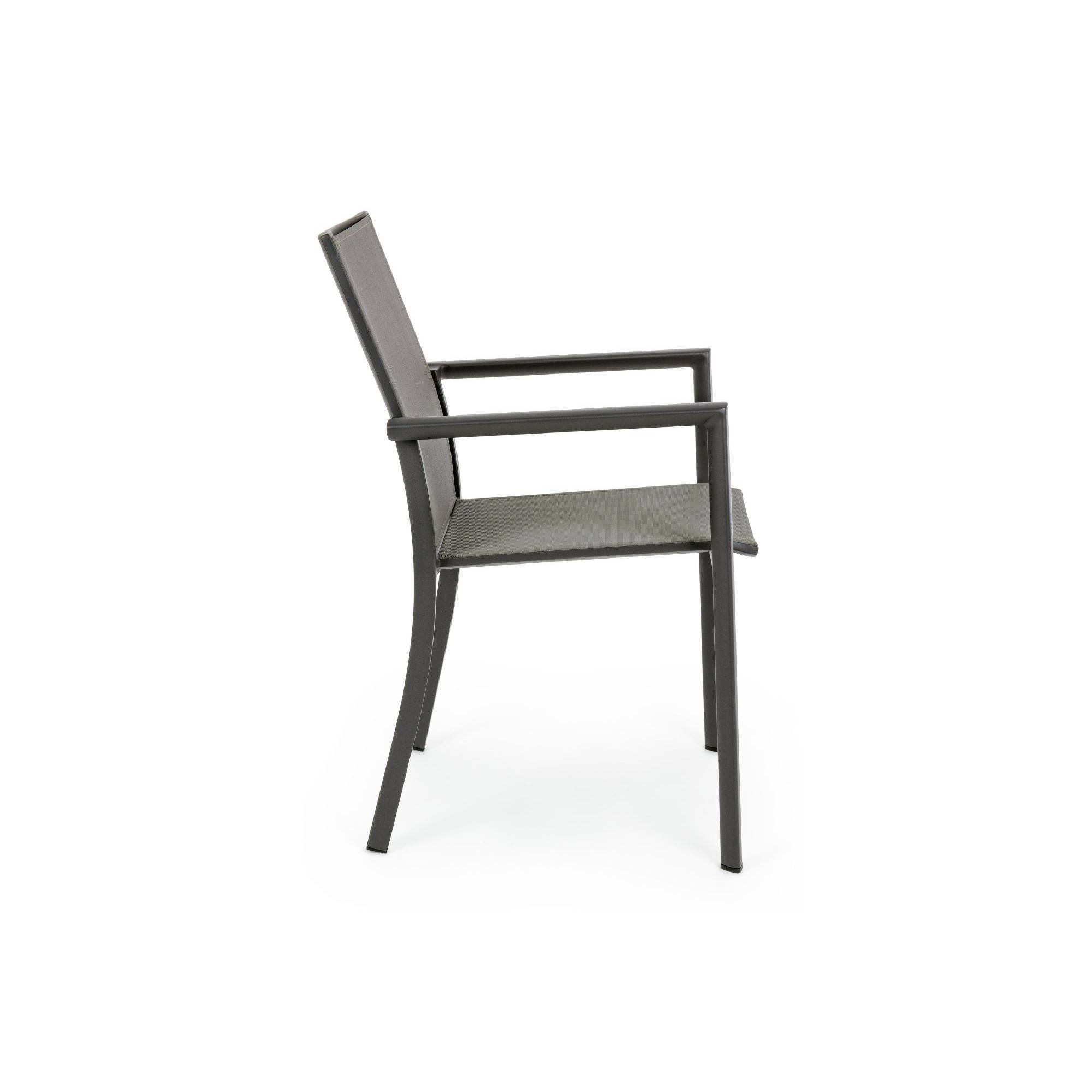 Autre - Chaises de jardin colorées en aluminium (lot de 4) - CASSIS - Imagen 7