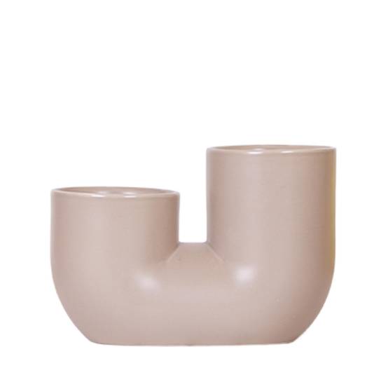 Pot Sier Tubulaire - Marron- La Green Touch
