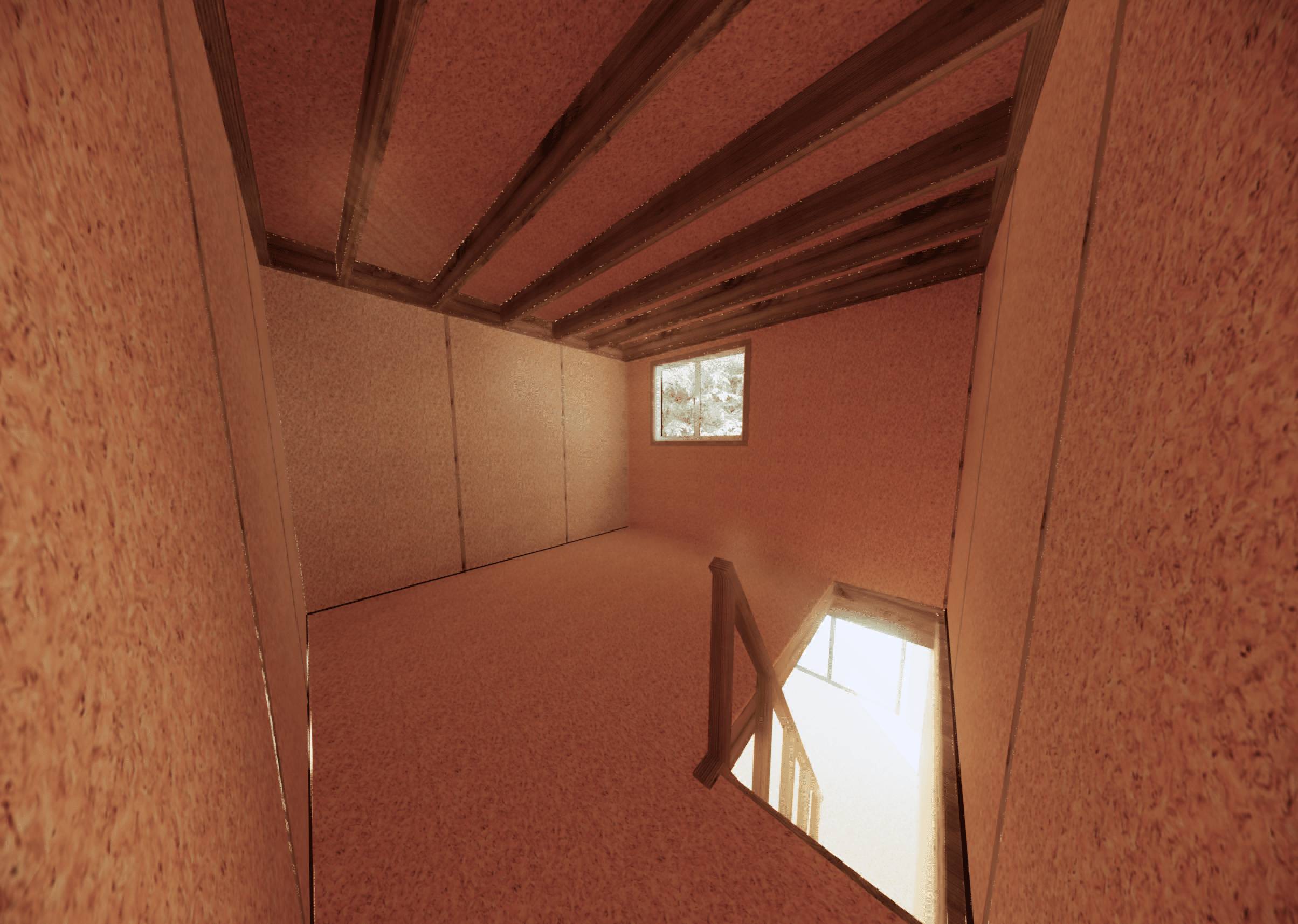 Studio de jardin 4 saisons en bois 5,5 x 3,5 x 2,7 m / isolation RE2020 avec mezzanine et terrasse / menuiseries alu k-line - Image 6