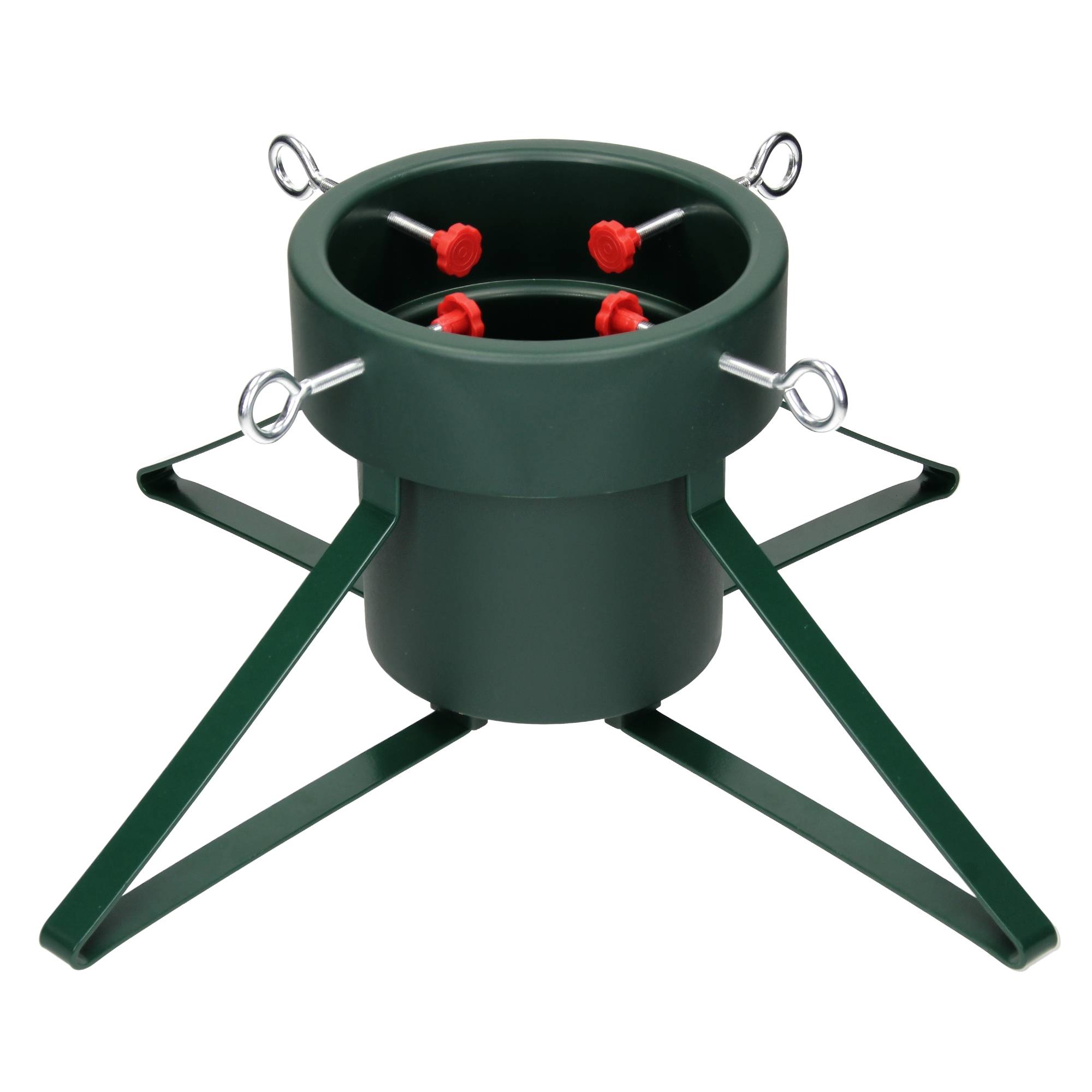 Ecd-Germany - Support pour sapin de Noël base d'arbre plastique/métal réservoir 2L 32x32x19 cm - Imagen 1