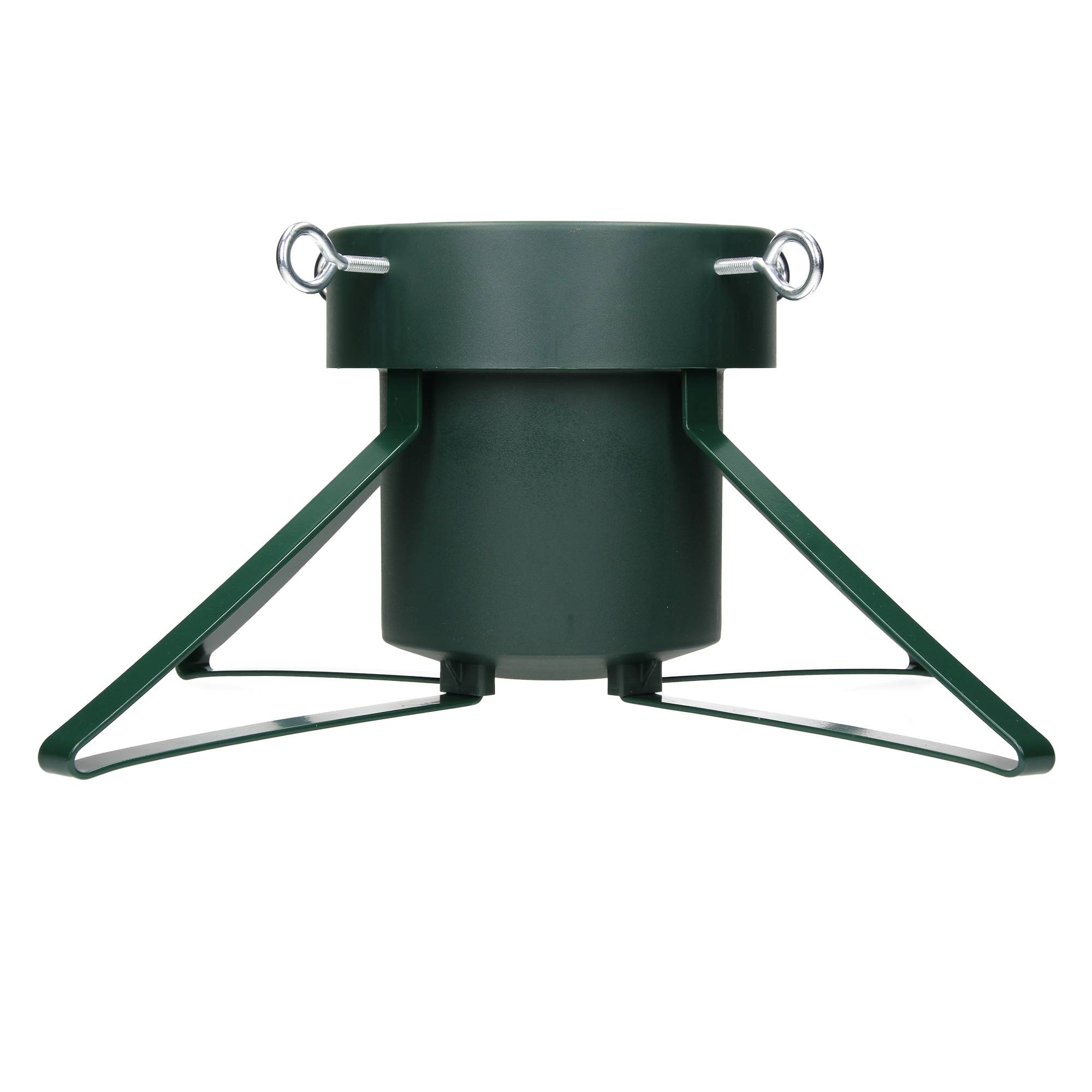Ecd-Germany - Support pour sapin de Noël base d'arbre plastique/métal réservoir 2L 32x32x19 cm - Imagen 2