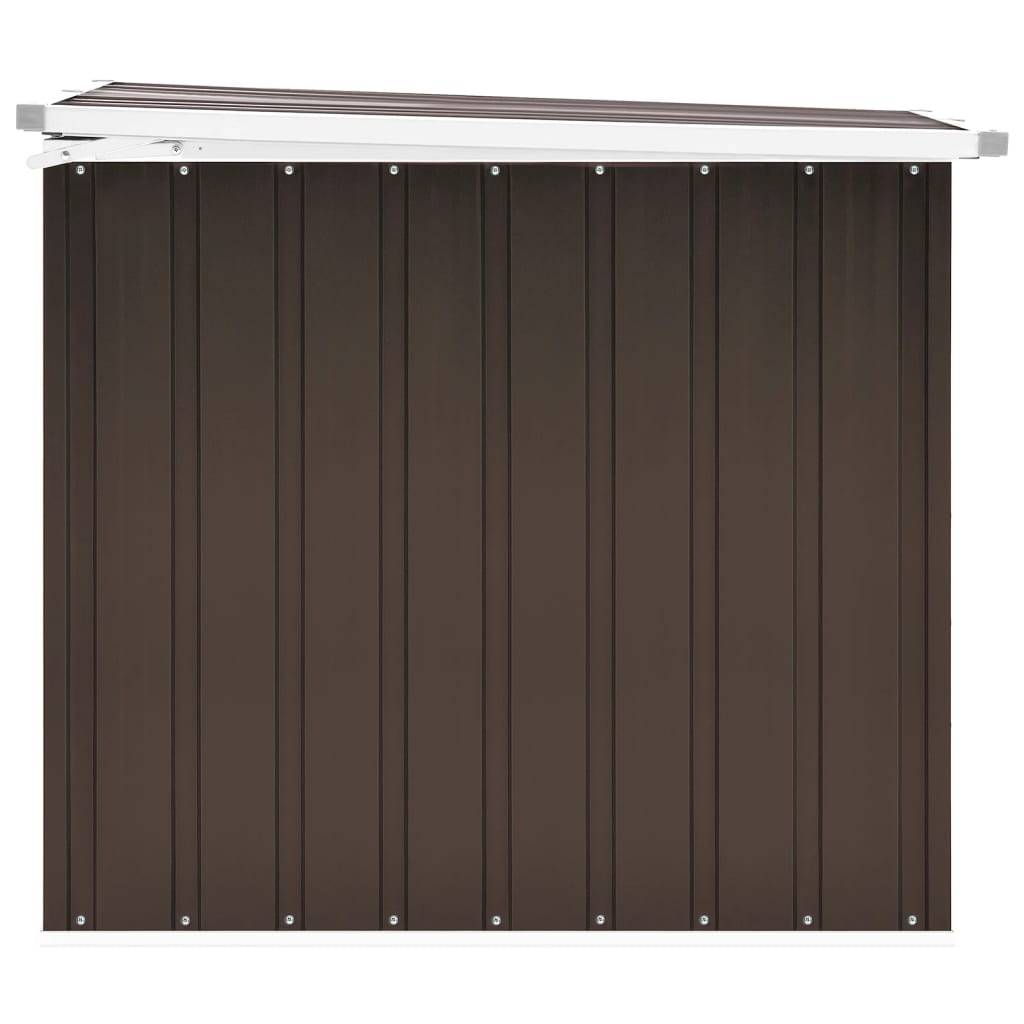 Helloshop26 - Coffre boîte meuble de jardin rangement 149 x 99 x 93 cm marron - Imagen 5