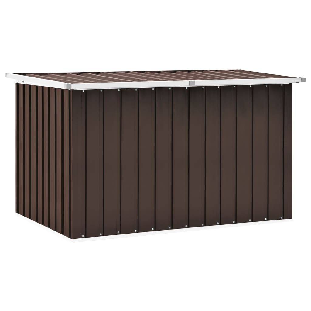 Helloshop26 - Coffre boîte meuble de jardin rangement 149 x 99 x 93 cm marron - Imagen 2