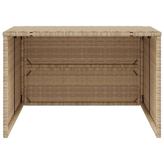 PANGIVO - Abri pour robot tondeuse résine tressée beige 90 x 86 x 57 cm - PANGIVO - Image 6