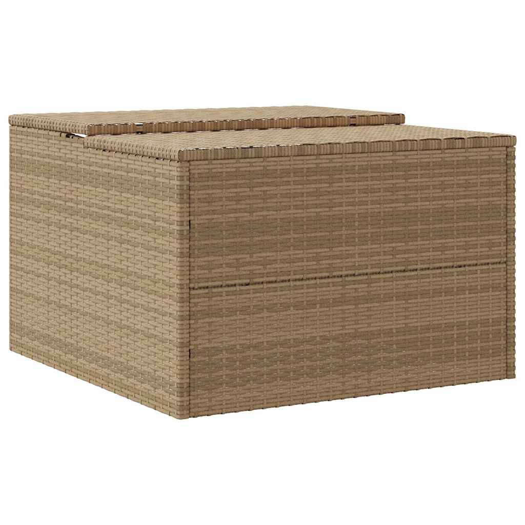 PANGIVO - Abri pour robot tondeuse résine tressée beige 90 x 86 x 57 cm - PANGIVO - Image 8
