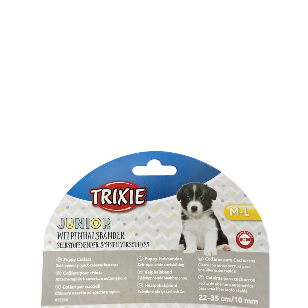 Trixie - Trixie - 6 colliers M-L  22 à 35 cm x10 mm pour chiot couleurs différentes - Imagen 4