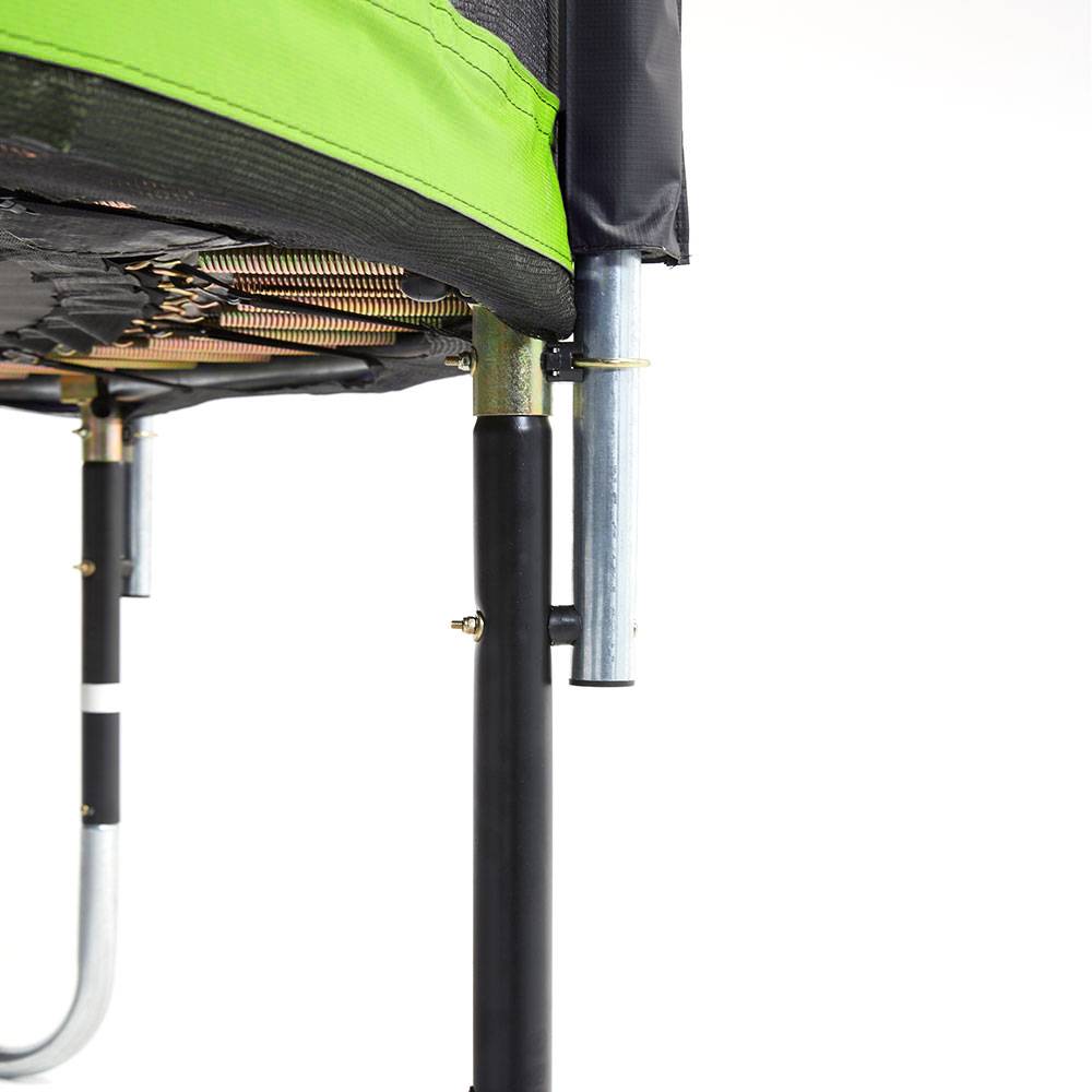 Kangui - Trampoline Ø 360cm + filet de sécurité + échelle + bâche - PUNCHI 360 Vert Kangui - Image 6