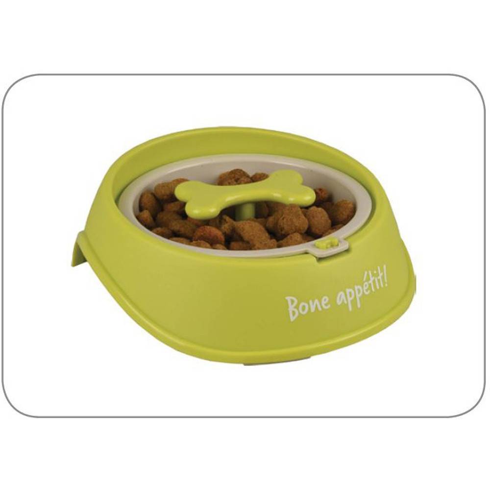 Gamelle anti -glouton vert, ø 12,5 cm, 400 ML, pour chien - Imagen 2