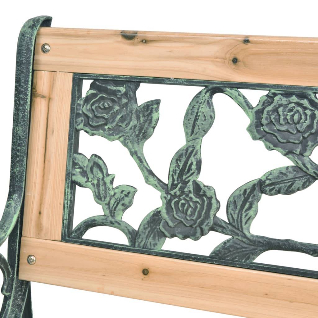 Helloshop26 - Banc de jardin meuble de patio d'extérieur terrasse 122 cm bois - Imagen 5