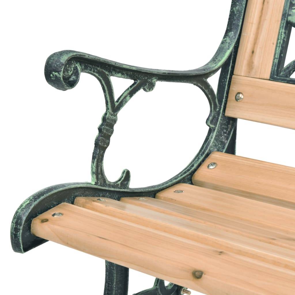 Helloshop26 - Banc de jardin meuble de patio d'extérieur terrasse 122 cm bois - Imagen 4
