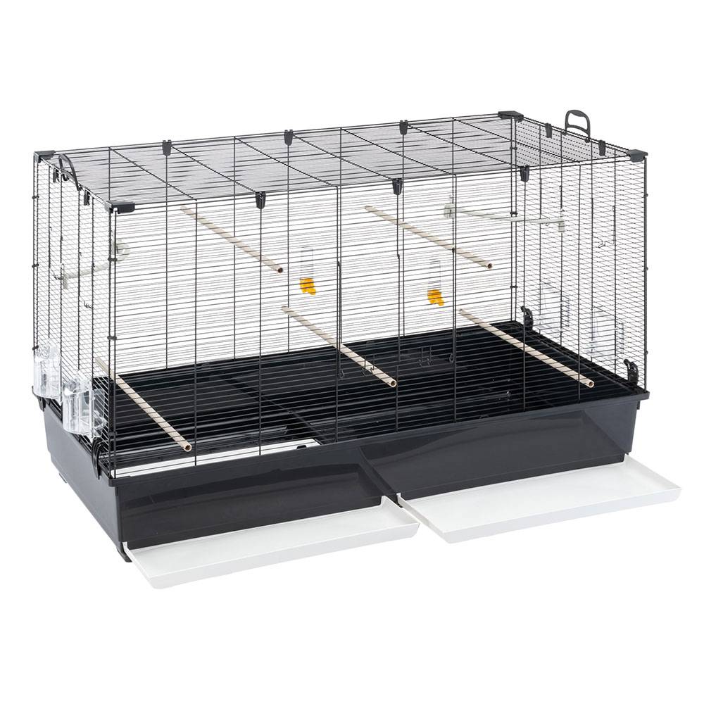 Ferplast - Ferplast Volière Cage à Oiseaux PIANO 8 Grande Cage pour Oiseaux, Canaris, Pinsons, Perruches Ondulées, Inséparables, en Métal, Accessoires inclus - Imagen 5
