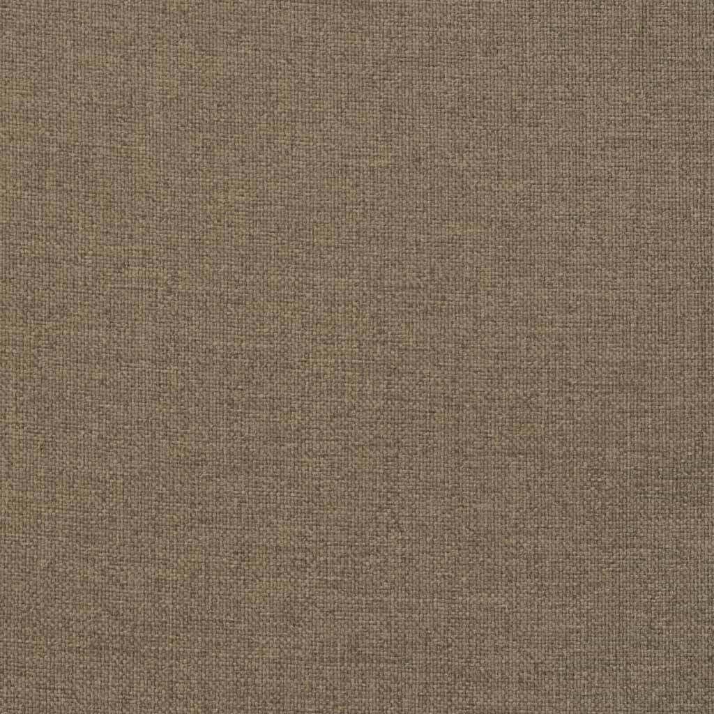 Coussins de chaise dossier bas polyester taupe mélangé 100 x 50 x 7 cm - PANGIVO - Image 8