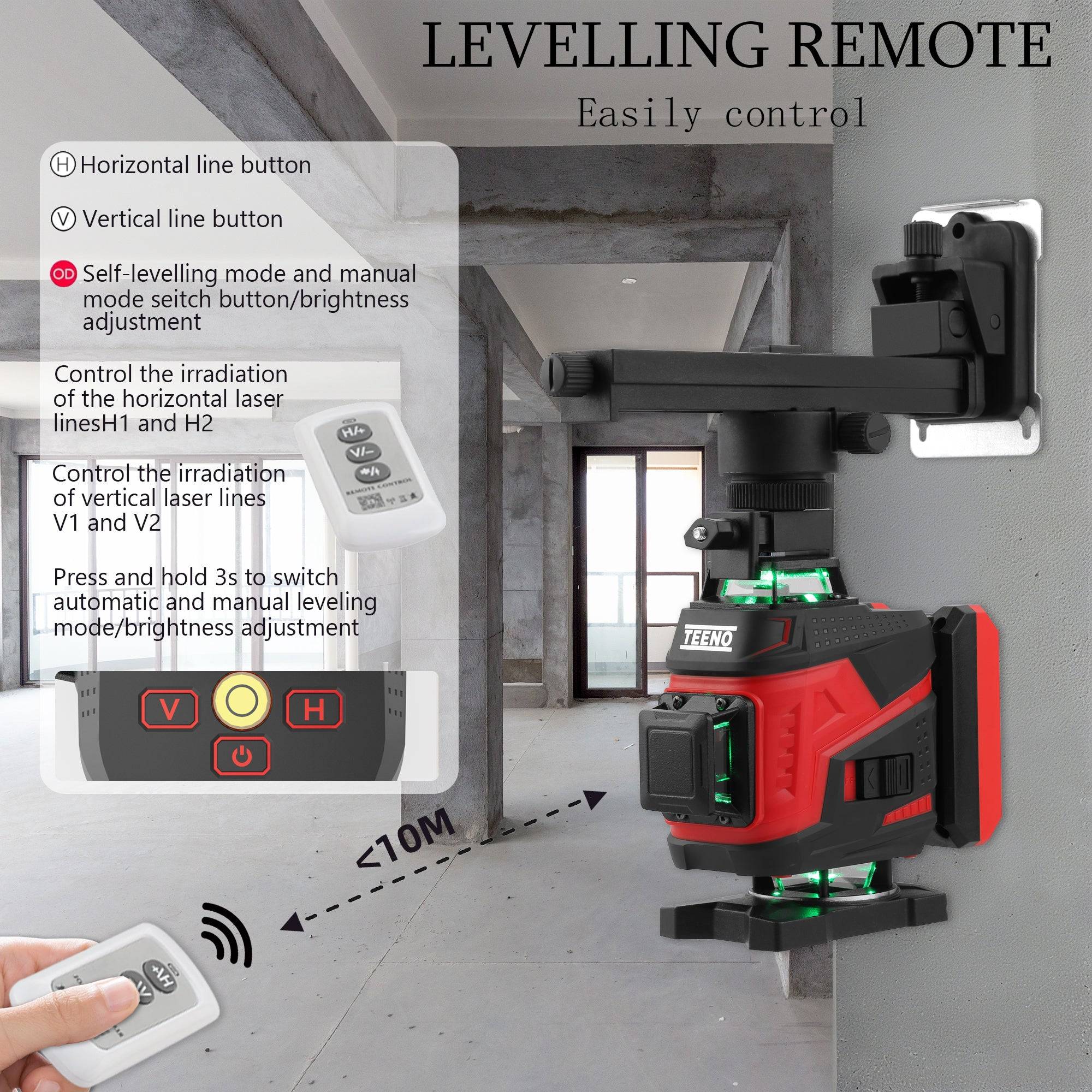Laser Niveau 360° Vert ,5400mAh Autonivelant, Portable et Léger - Image 5