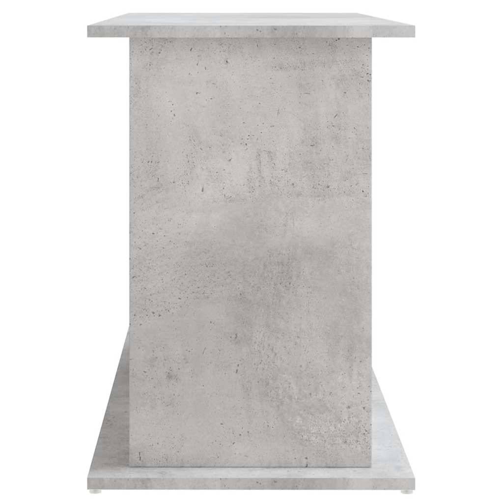 Meuble Aquarium Bois Ingénierie avec Rangement 6 Portes pour Salon Gris Béton - ComfortXL Outdoor Living - Image 7
