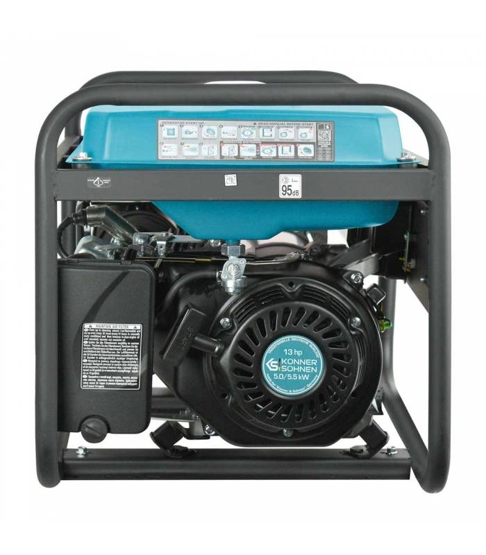 Générateur à essence 5,5 kW 230/400V avec démarrage électrique - Könner & Söhnen KS 7000E 1/3 - Image 2