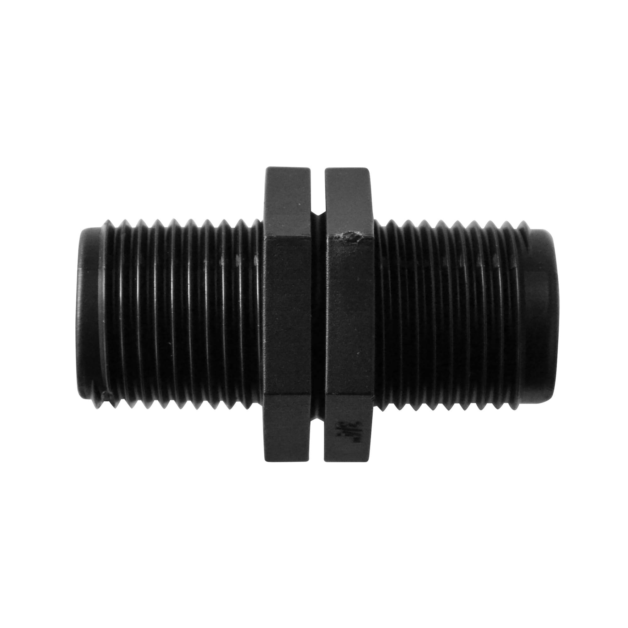 Jardibric - Jardibric - Raccord Mamelon 15x21 Mâle PN6 - Mamelon Égal Polypropylène Fileté pour Réseau Eau et Irrigation