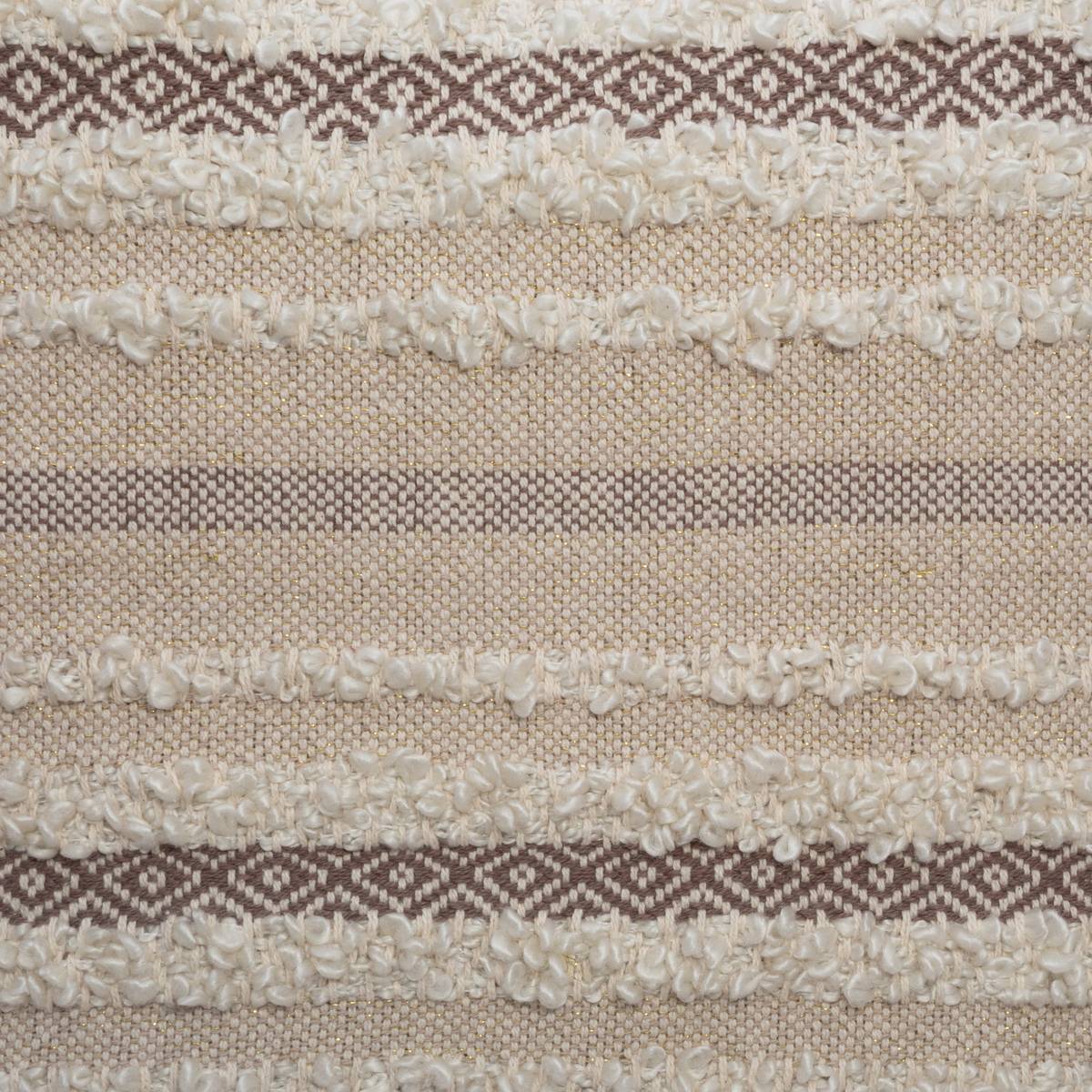 Atmosphera - Coussin "Shine" beige 59x59cm - Atmosphera Créateur d'intérieur - Imagen 3