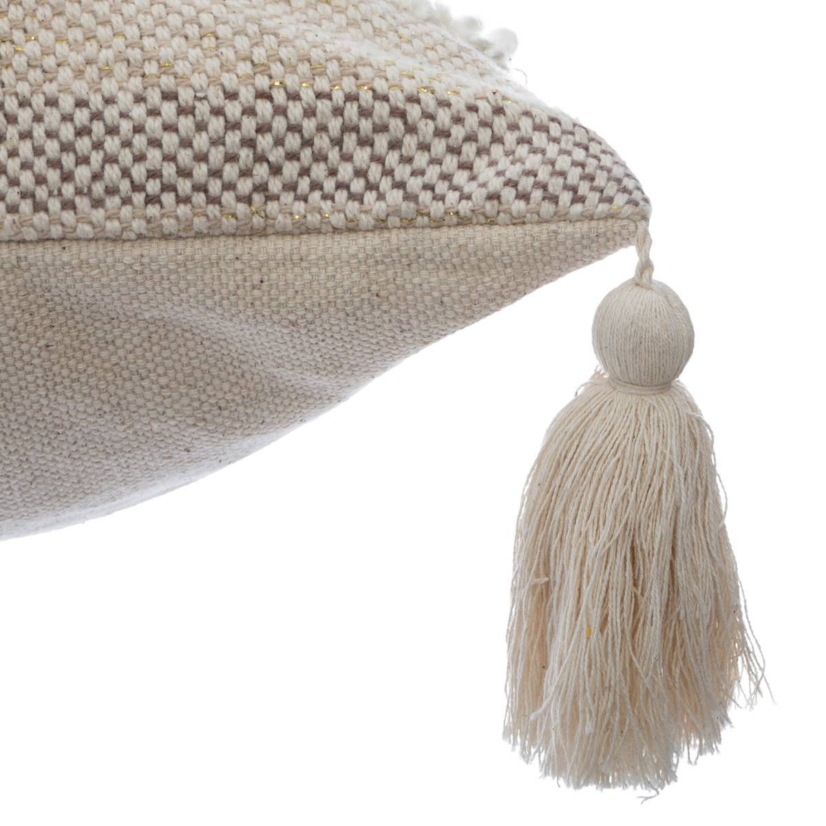 Atmosphera - Coussin "Shine" beige 59x59cm - Atmosphera Créateur d'intérieur - Imagen 4