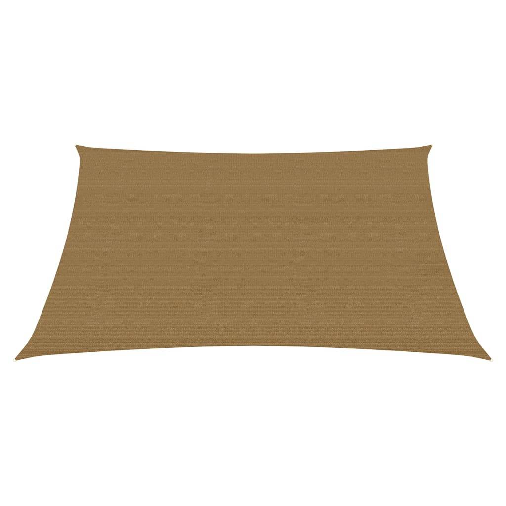 Helloshop26 - Voile d'ombrage 160 g/m² taupe 3 x 3 m PEHD - Imagen 2