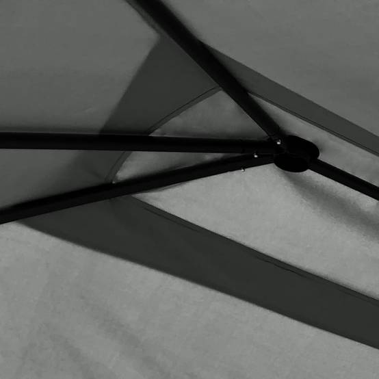 Pergola Jardin - Tonnelle de jardin - Belvédère 3x4x2,6 m Anthracite 160 g/m² MI33 - Image 3