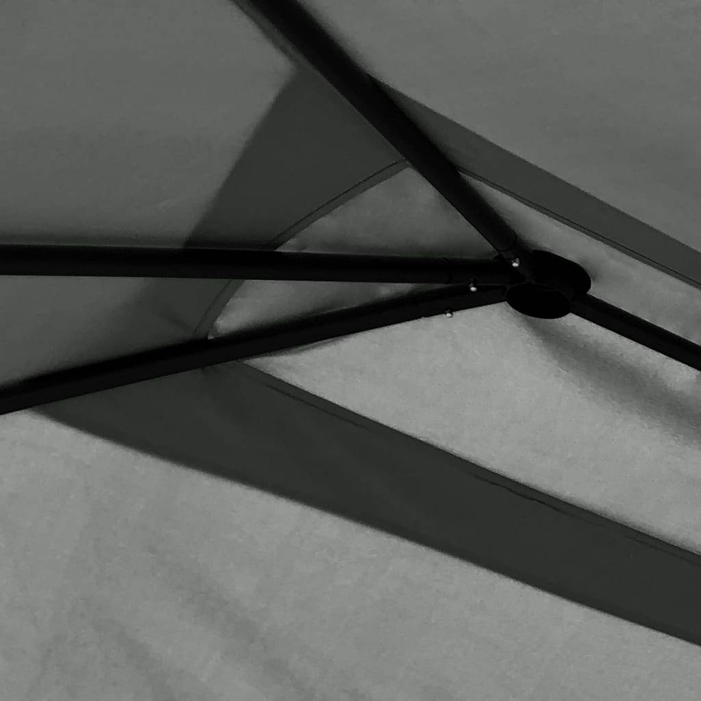 Pergola Jardin - Tonnelle de jardin - Belvédère 3x4x2,6 m Anthracite 160 g/m² MI33 - Image 3