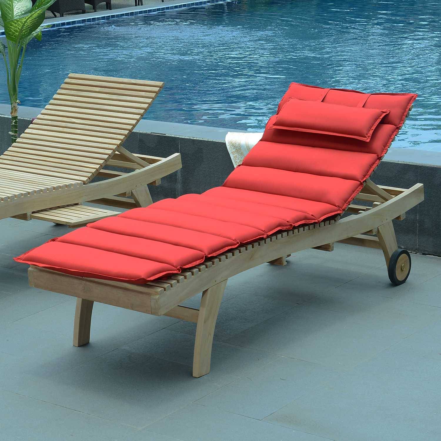 Matelas Rouge pour Bain de soleil - TECK'Attitude - Imagen 4