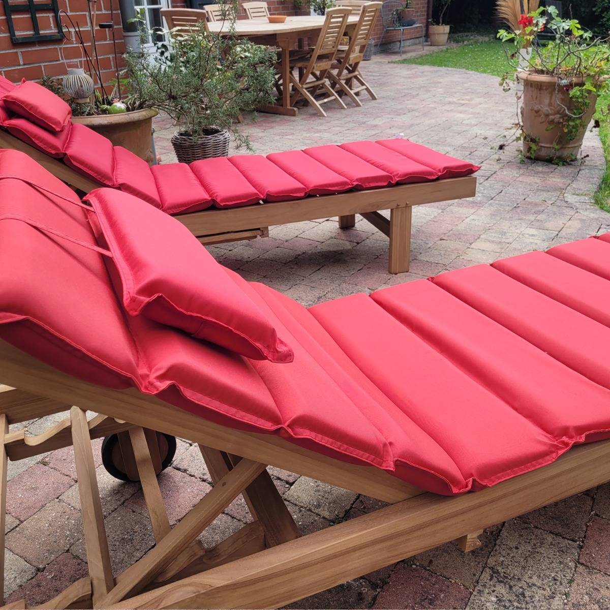 Matelas Rouge pour Bain de soleil - TECK'Attitude - Imagen 3
