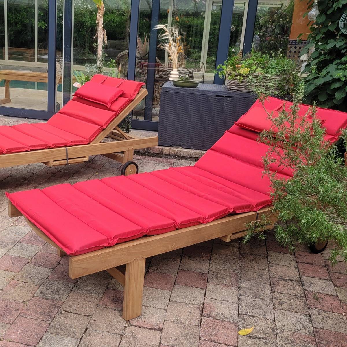 Matelas Rouge pour Bain de soleil - TECK'Attitude - Imagen 2