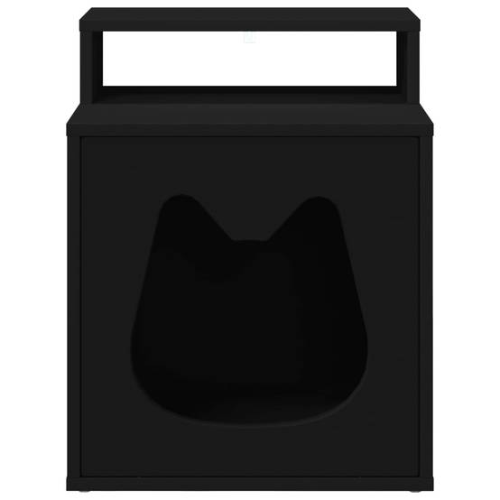 Chatiere bois noir 42,5 x 40 x 53,5 cm - Prolenta premium p337.1 - Image 5