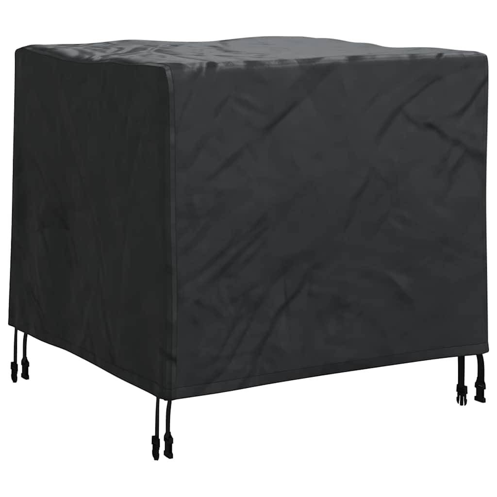 Housse de Protection Carrée Tissu Oxford 210D Imperméable pour Chaise de Jardin Noir 64x64x65 cm – ComfortXL Outdoor Living - Image 2