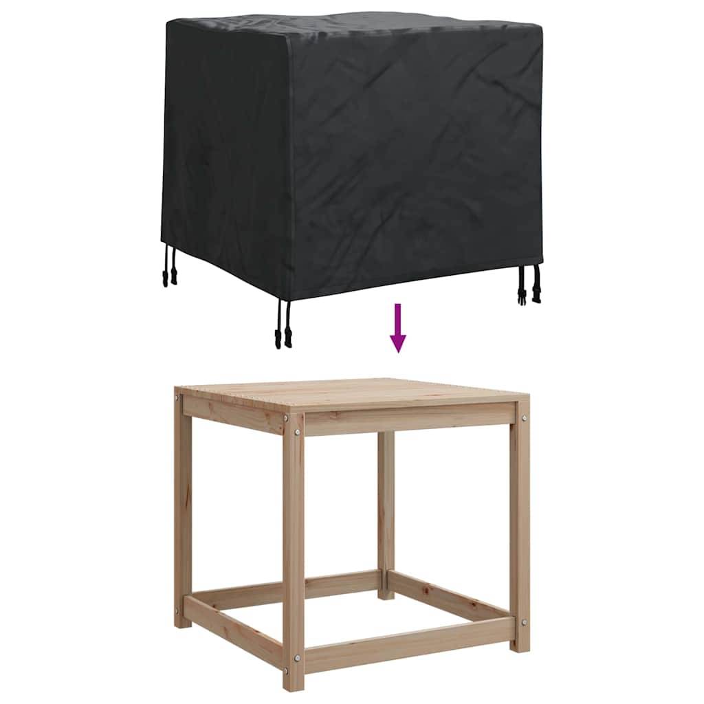 Housse de Protection Carrée Tissu Oxford 210D Imperméable pour Chaise de Jardin Noir 64x64x65 cm – ComfortXL Outdoor Living - Image 5