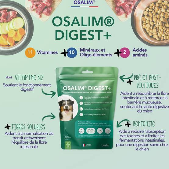 Osalim digest+ Chien - Laboratoire Osalia 500 g - Image 4