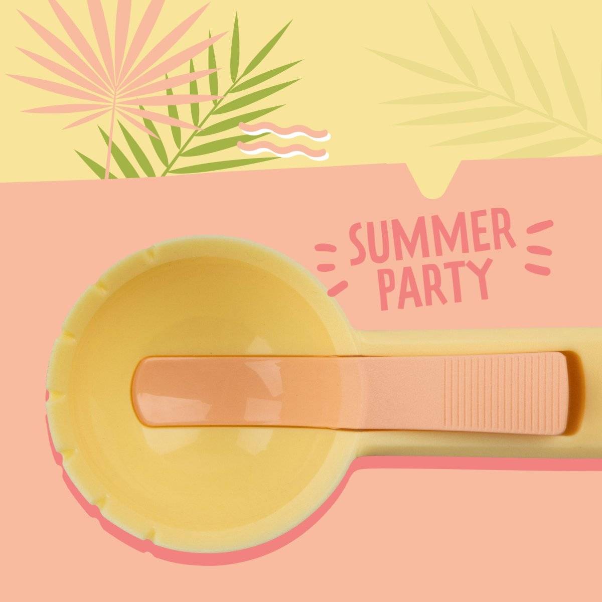 Cuillère à glace avec fonction éjection Fackelmann Summer party - Image 2