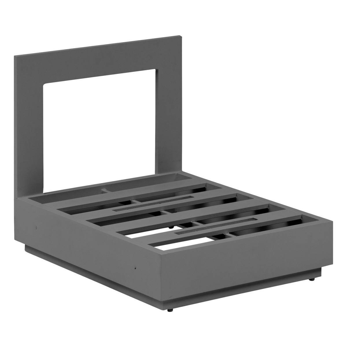 Hesperide - Chauffeuse de jardin "Allure" graphite en aluminium traité époxy - Hespéride - Imagen 3