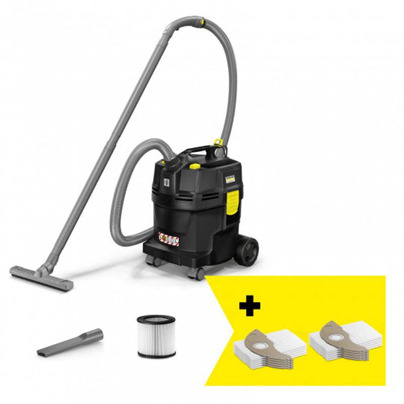 Aspirateur eau et poussières NT 22/1 Ap L KARCHER *EU (Go!Further) -  1.378-627.0 - en noir avec 50 % de plastique recyclé Karcher