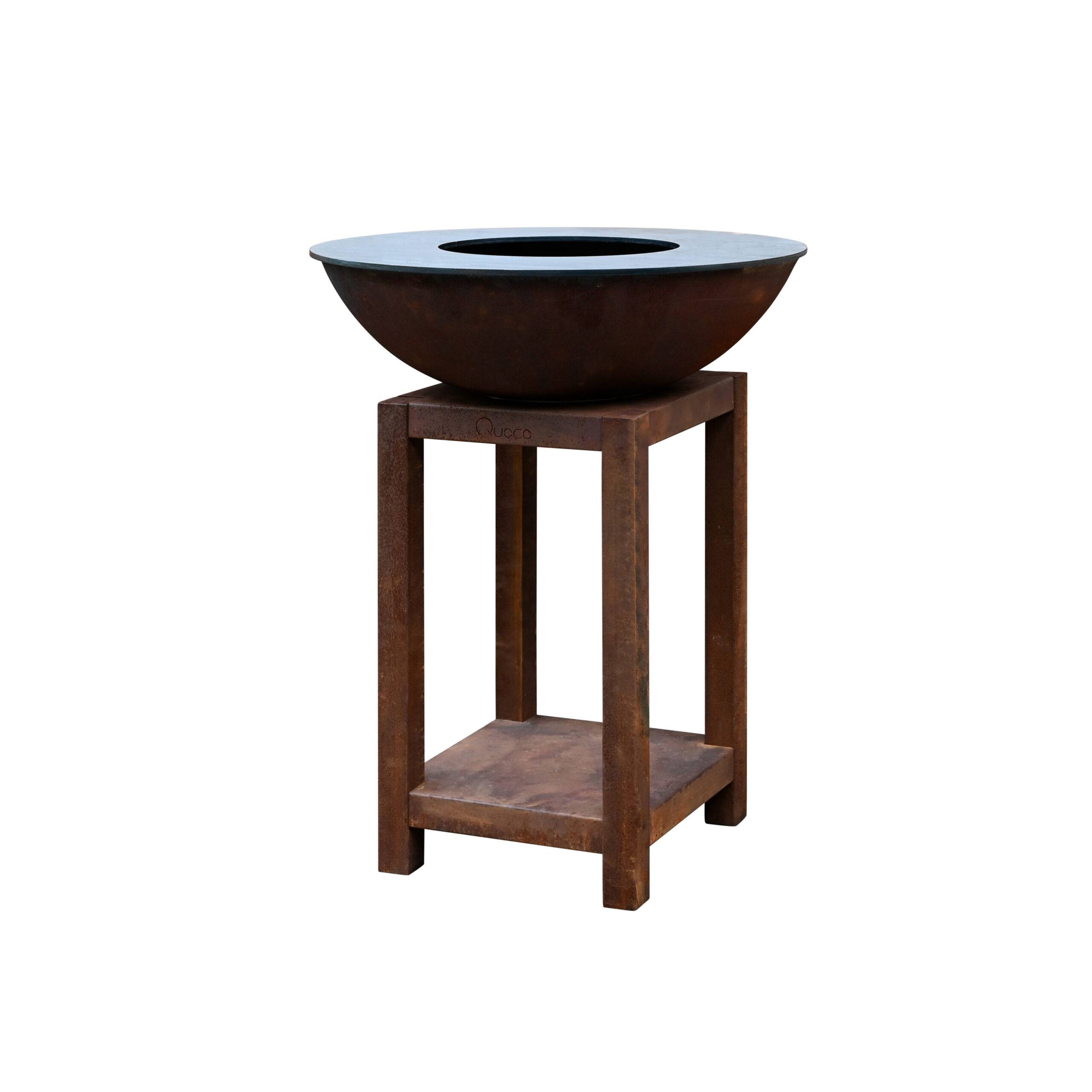 Quoco - Brasero Montabile Small Corten Ø72- Quoco - Imagen 4