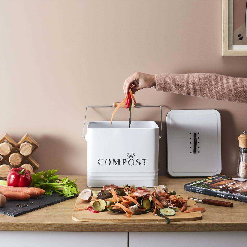 Cook Concept - Poubelle de cuisine à compost vintage 10 litres Cook Concept - Image 2
