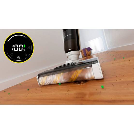 Aspirateur balai lavant sans fil FCV 4 Dry 3 en 1, lave et sèche jusqu’à 200 m² - Kärcher - Image 3
