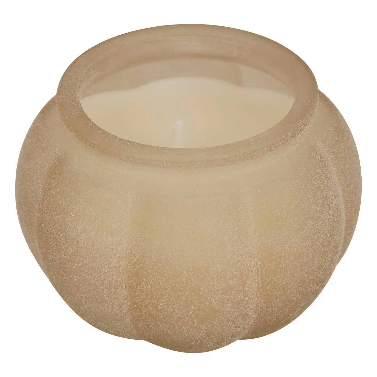 Bougie Parfumée en Verre "Citrouille" 100g Sapin & Eucalyptus - Image 3