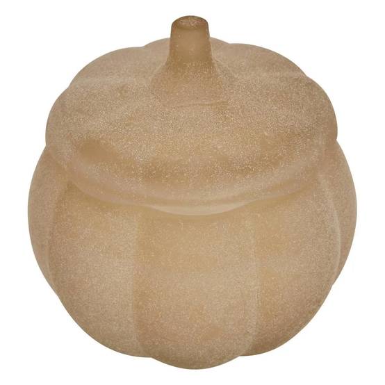 Bougie Parfumée en Verre "Citrouille" 100g Sapin & Eucalyptus - Image 1