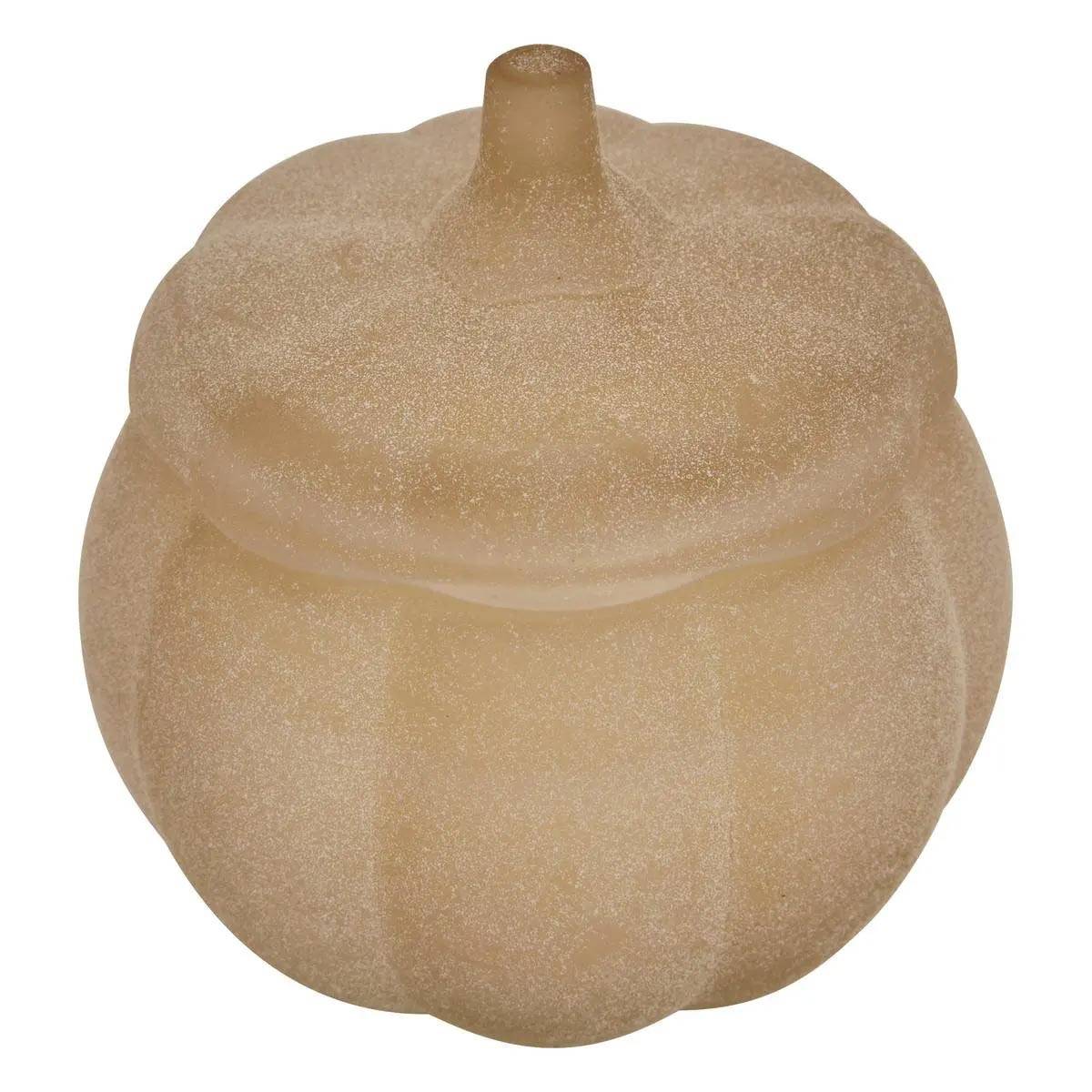 Bougie Parfumée en Verre "Citrouille" 100g Sapin & Eucalyptus - Image 1