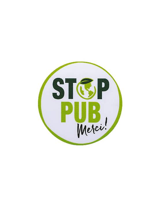 Sticker Stop Pub Anti-publicité Boîte Aux Lettres - Renz - Image 1