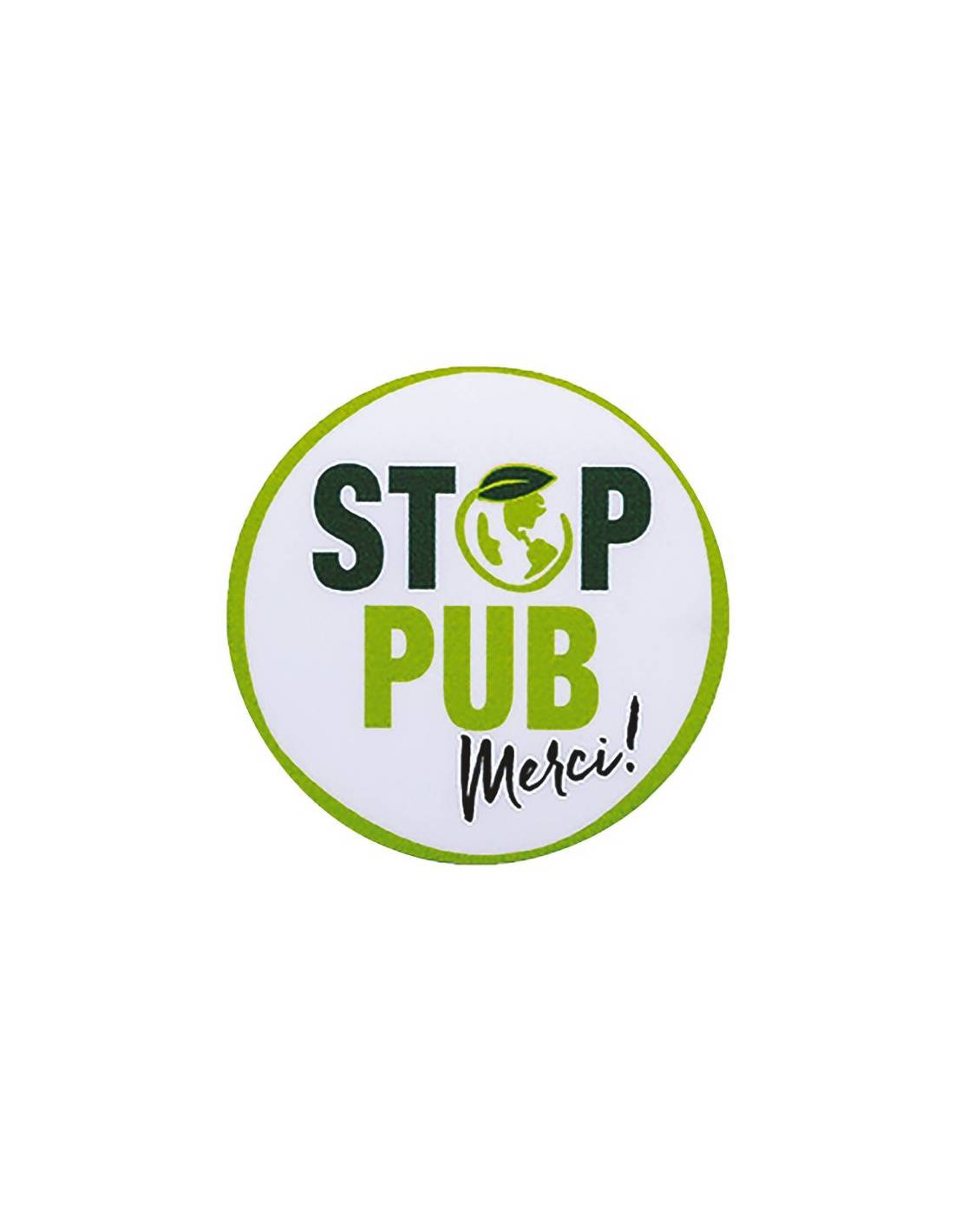 Sticker Stop Pub Anti-publicité Boîte Aux Lettres - Renz - Image 1